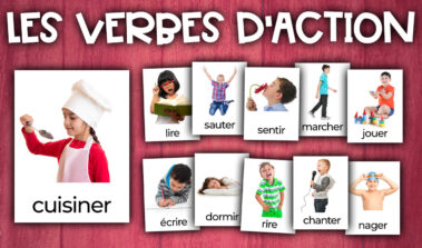 Les verbes d'action | 60 Cartes Montessori