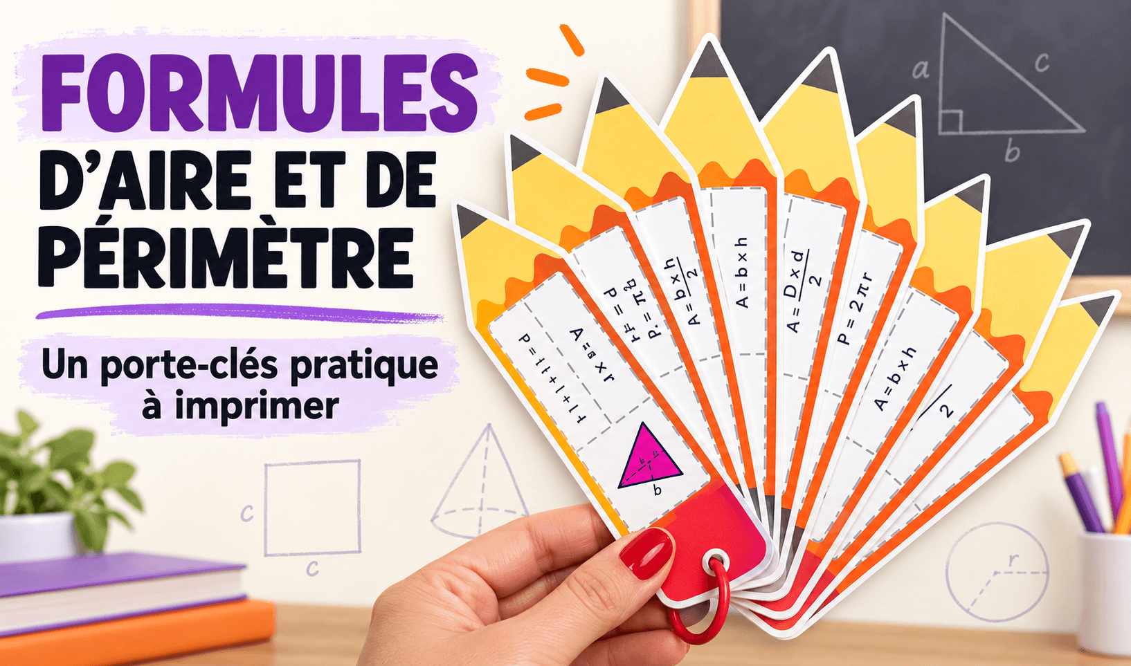 Formules d’aire et de périmètre à imprimer pour la classe Ressource educative TPT - Formules d’aire et de périmètre à imprimer pour la classe