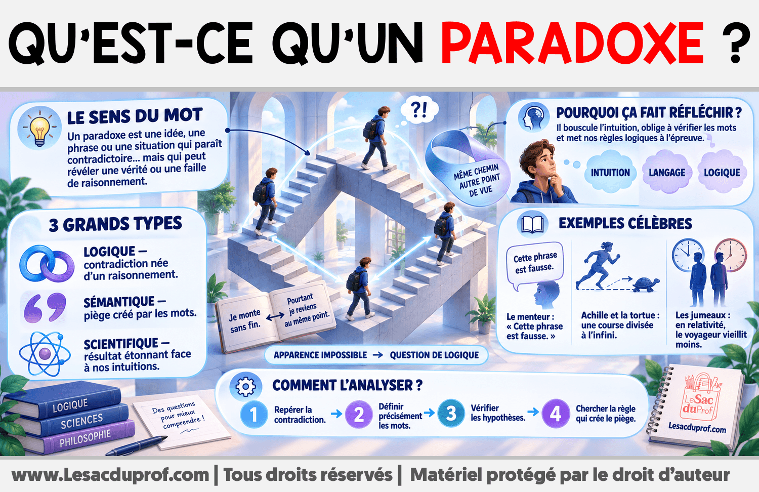Qu’est-ce qu’un paradoxe ? Infographie sur Qu’est-ce qu’un paradoxe ?