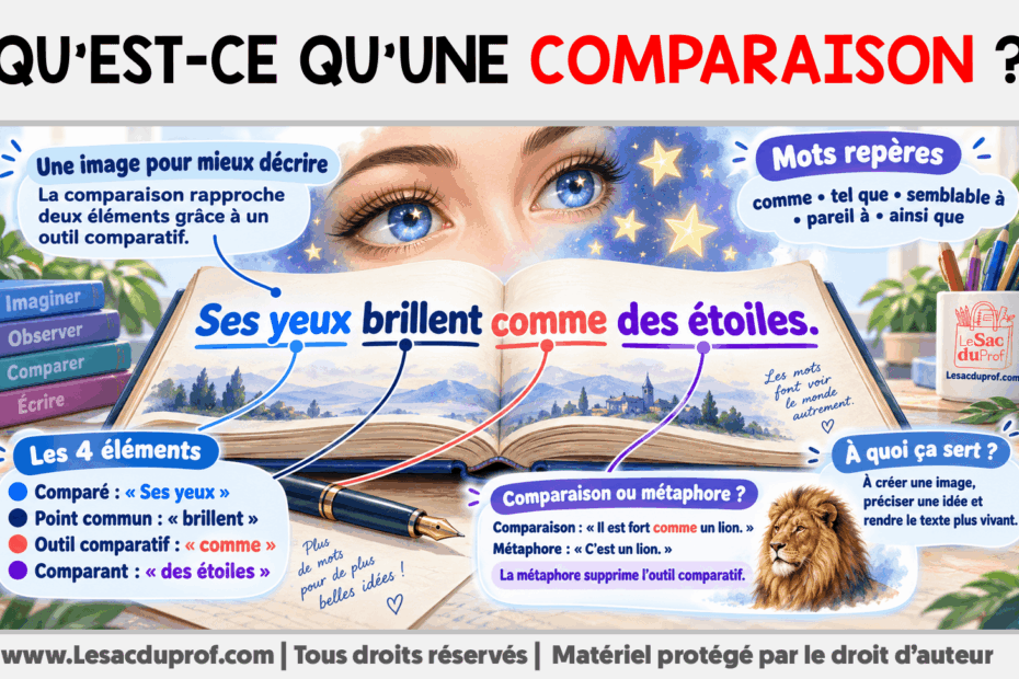 Infografia sobre Qu’est-ce qu’une comparaison ?