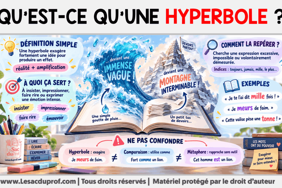 Infografia sobre Qu’est-ce qu’une hyperbole ?