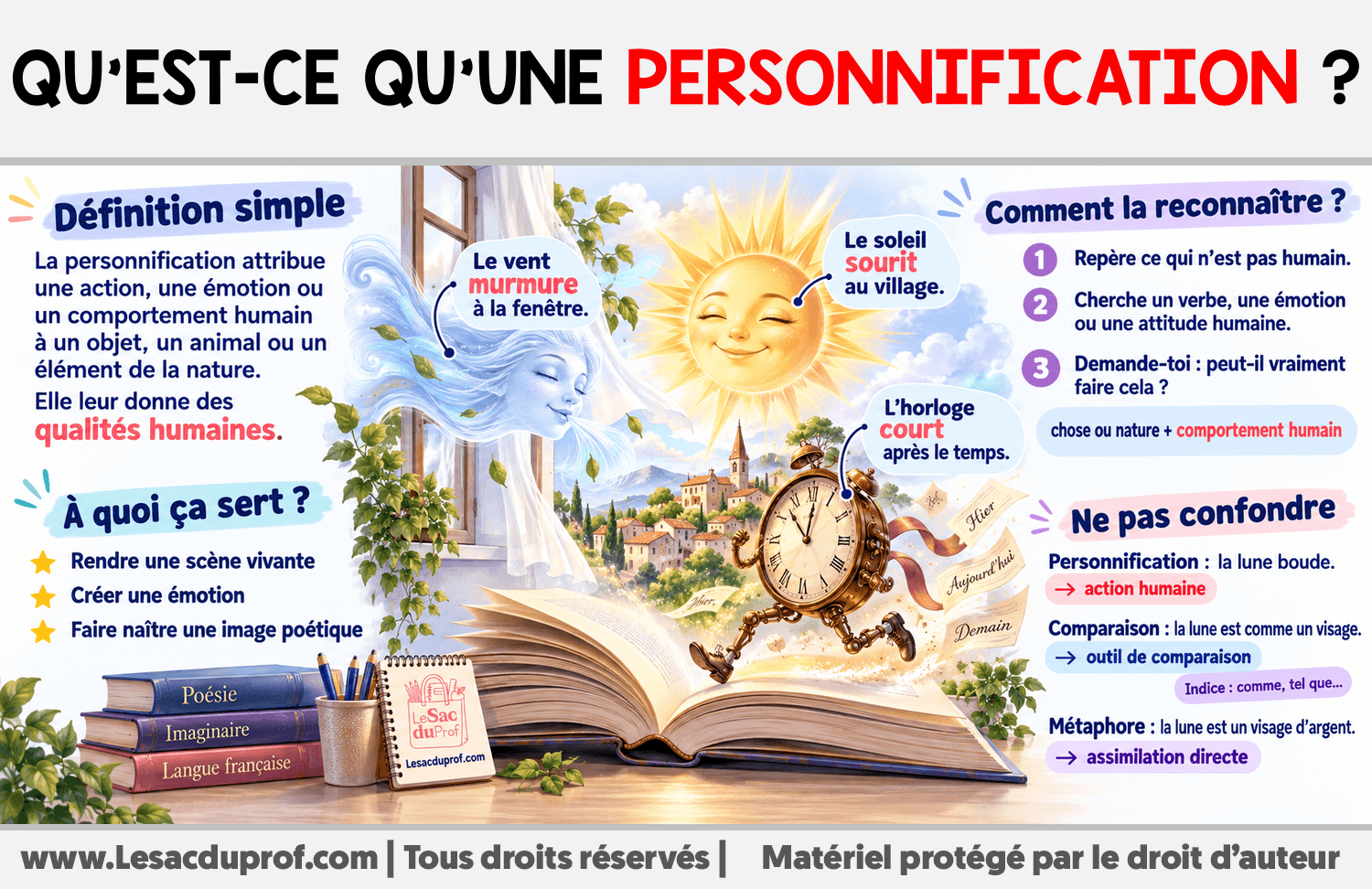 Qu’est-ce qu’une personnification ? Infographie sur Qu’est-ce qu’une personnification ?