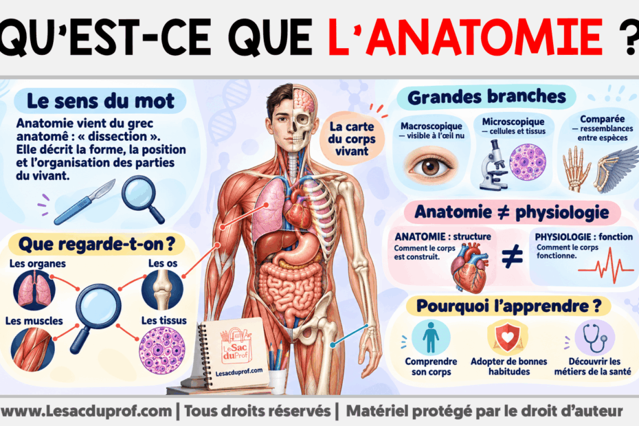 Infografia sobre Qu’est-ce que l’anatomie ?