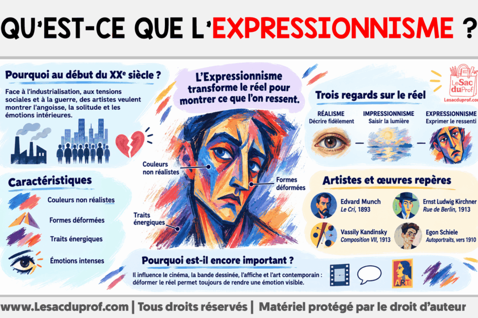 Infografia sobre Qu’est-ce que l’Expressionnisme ?