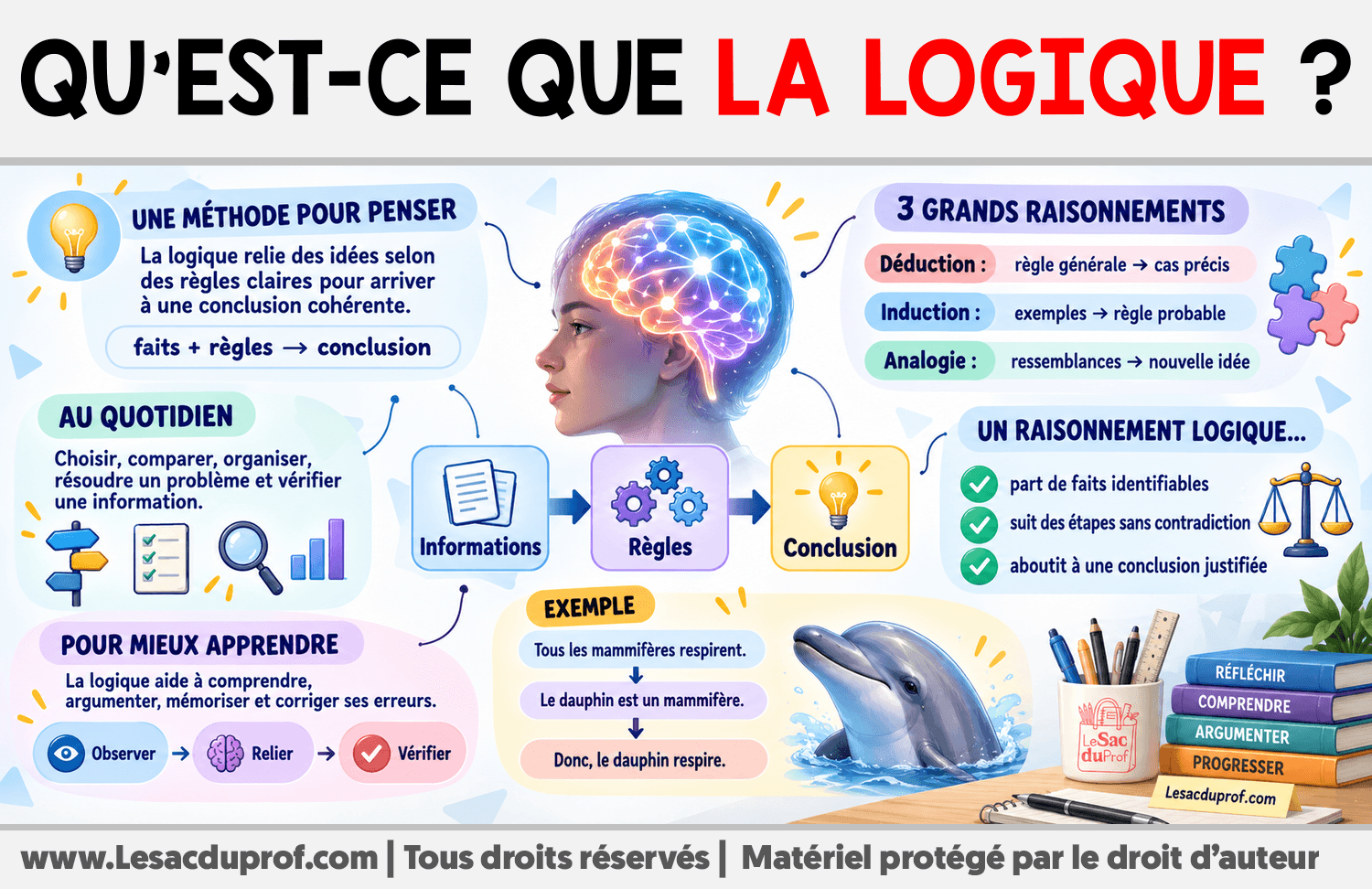 Qu’est-ce que la logique ? Infographie sur Qu’est-ce que la logique ?
