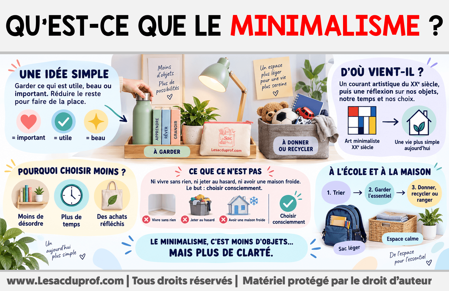Qu’est-ce que le Minimalisme ? Infographie sur Qu’est-ce que le Minimalisme ?
