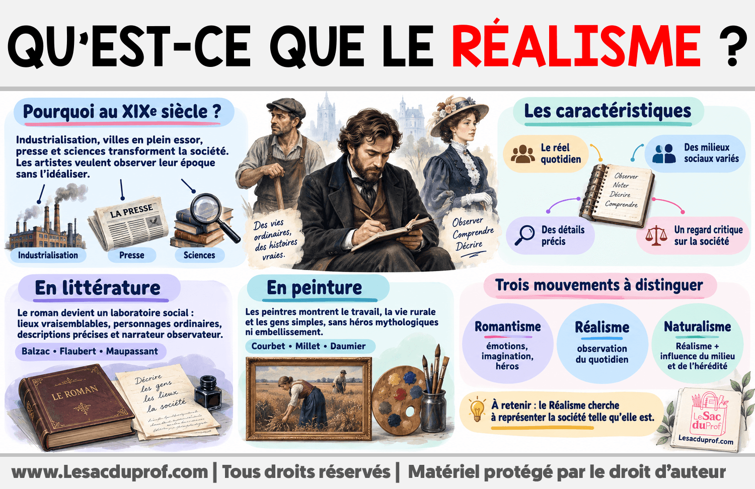 Qu’est-ce que le Réalisme ? Infographie sur Qu’est-ce que le Réalisme ?