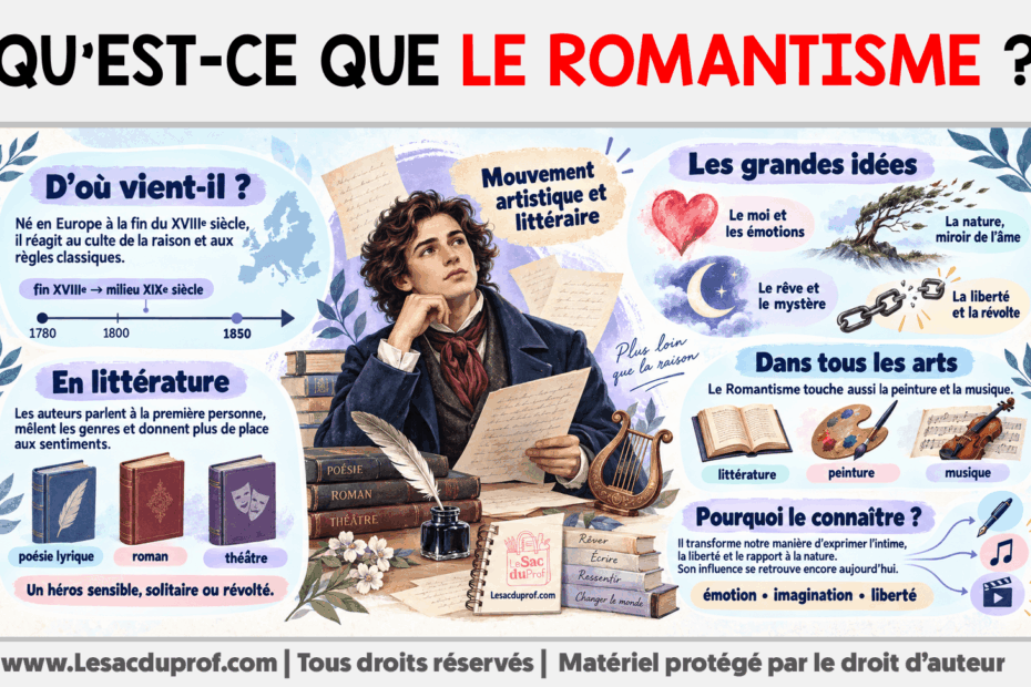 Infografia sobre Qu’est-ce que le Romantisme ?
