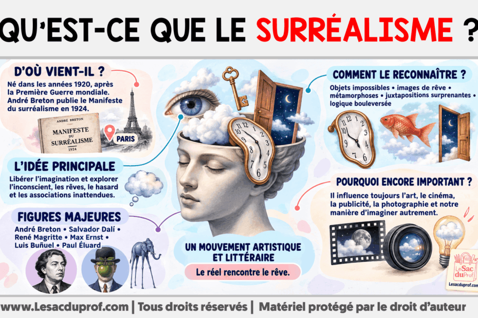 Infografia sobre Qu’est-ce que le Surréalisme ?