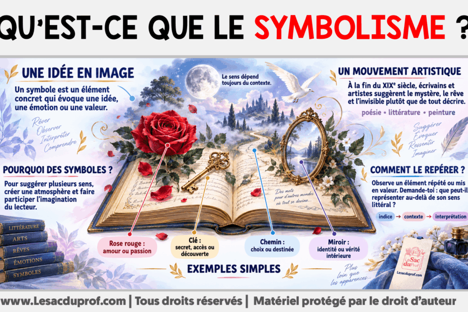 Infografia sobre Qu’est-ce que le symbolisme ?