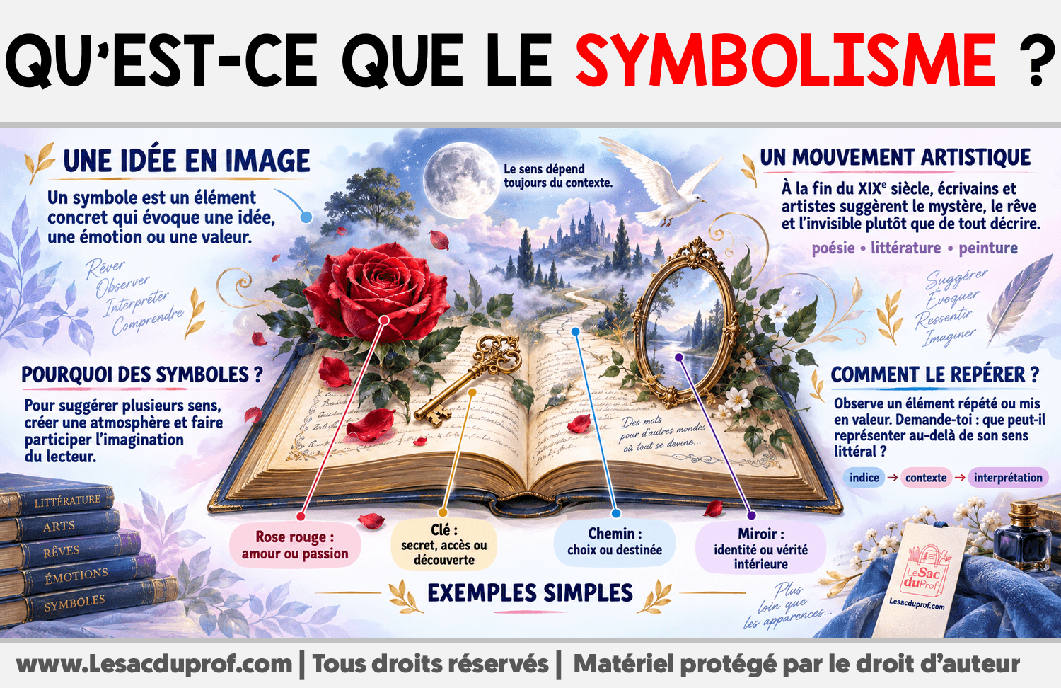 Qu’est-ce que le symbolisme ? Infographie sur Qu’est-ce que le symbolisme ?